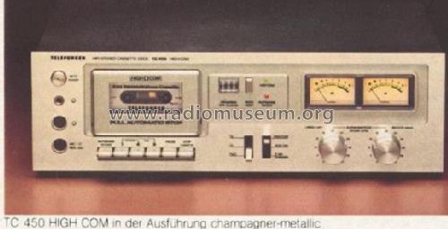 Hifi Stereo Cassette Deck TC 450; Telefunken (ID = 493101) Enrég.-R