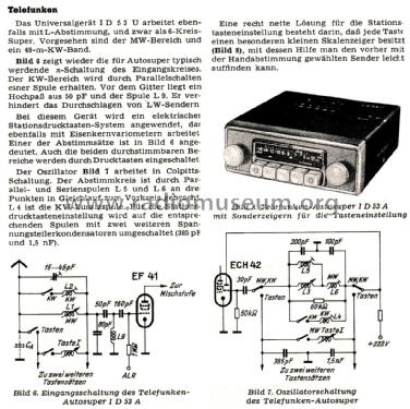 ID53U; Telefunken (ID = 2539744) Car Radio