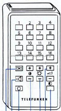 Interfunk PALcolor Quartz Memory 8853 ; Telefunken (ID = 484802) Television