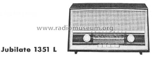 Jubilate 1351L ; Telefunken (ID = 13646) Radio