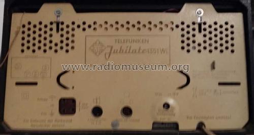 Jubilate 1351WL; Telefunken (ID = 2124398) Radio