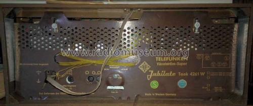 Jubilate Teak 4261W; Telefunken (ID = 1455322) Radio