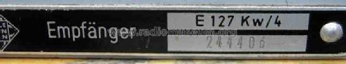 E127Kw/4; Telefunken (ID = 508747) Commercial Re