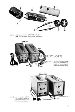 Kondensator-Mikrofon Ela M250; Telefunken (ID = 2572111) Microphone/PU