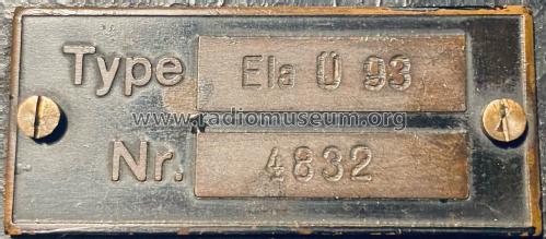 Mikrofon-Übertrager Ela Ü93; Telefunken (ID = 2729638) Misc