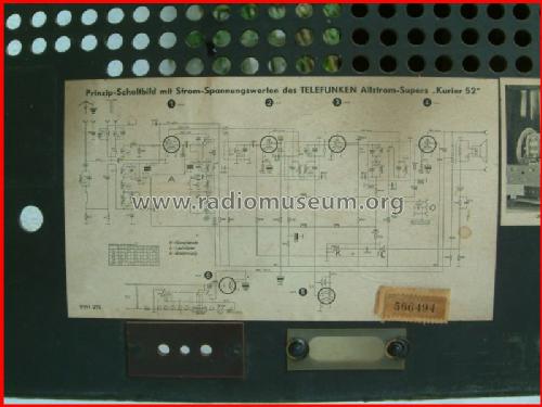 Kurier 52GW; Telefunken (ID = 24296) Radio