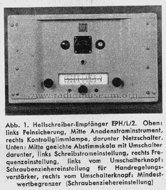 Langwellenempfänger EPH/L/2; Telefunken (ID = 1018089) Commercial Re