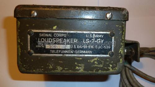 LS-7-GY; Telefunken (ID = 1313884) Speaker-P