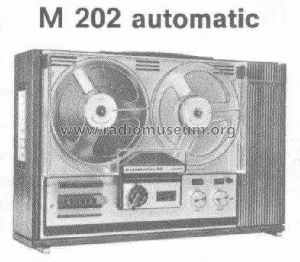 Magnetophon 202 Automatic M 202; Telefunken (ID = 477054) Reg-Riprod