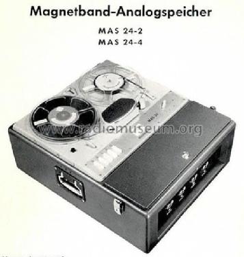 Magnetband-Analogspeicher MAS 24-2; Telefunken (ID = 1697652) R-Player