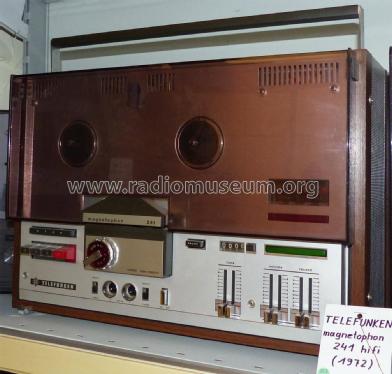 Magnetophon 241 hifi; Telefunken (ID = 2219032) R-Player