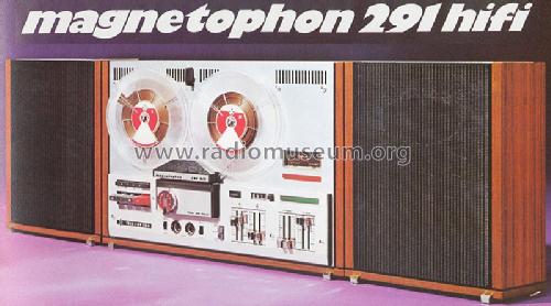 Magnetophon 291 HiFi; Telefunken (ID = 753965) R-Player