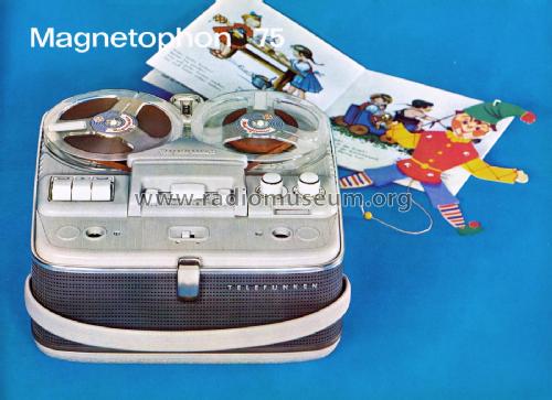 Magnetophon 75K-15 de Luxe; Telefunken (ID = 2182158) R-Player