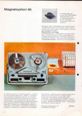 Magnetophon 95; Telefunken (ID = 1187327) R-Player