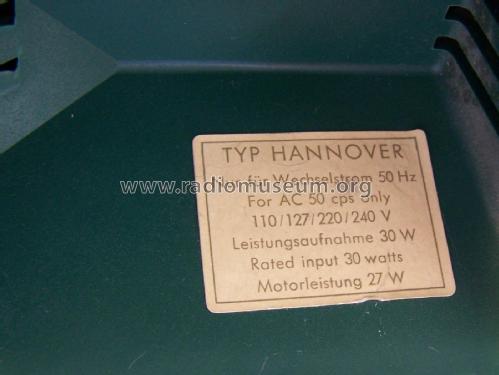 Magnetophon Hannover; Telefunken (ID = 2447271) R-Player