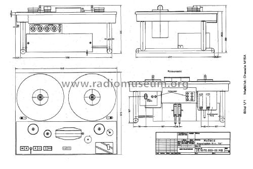 Magnetophon 15A - Studio-Tonbandgerät M15A; AEG Radios Allg. (ID = 2771281) R-Player