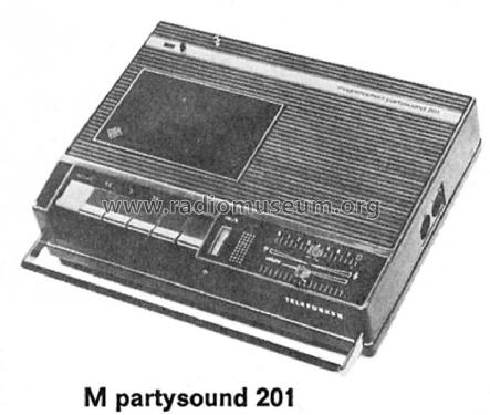 magnetophon partysound 201; Telefunken (ID = 116612) R-Player