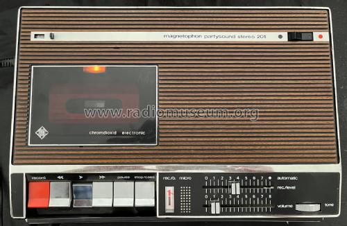 magnetophon partysound stereo 201; Telefunken (ID = 2903992) R-Player