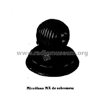 Micrófono de sobremesa MX; Telefunken (ID = 1677499) Microphone/PU