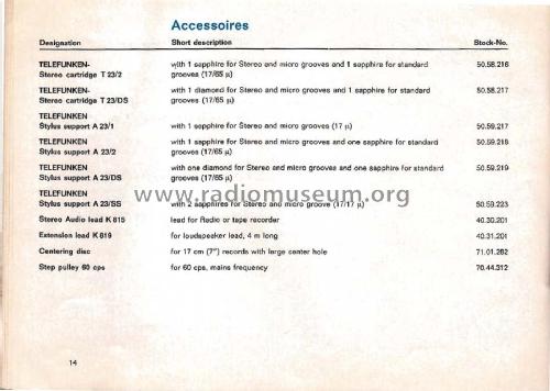 Musikus 108VX; Telefunken (ID = 3063778) R-Player