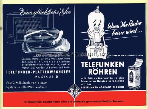 Musikus D; Telefunken (ID = 2098298) R-Player