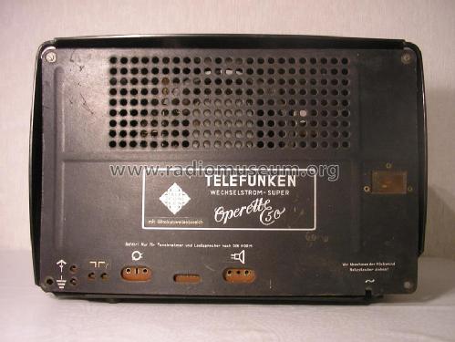 Operette 50W UKW; Telefunken (ID = 1127496) Radio