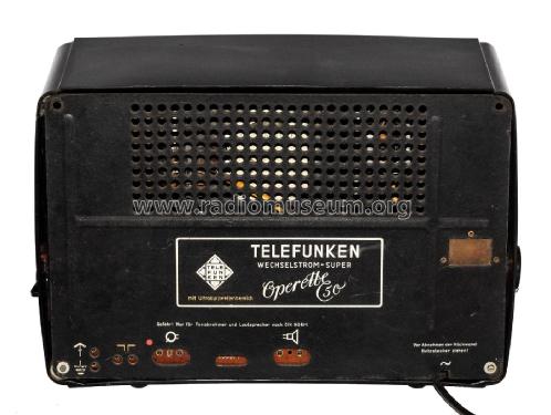 Operette 50W UKW; Telefunken (ID = 3035970) Radio