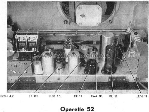 Operette 52W; Telefunken (ID = 1100492) Radio