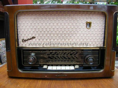 Operette 7; Telefunken (ID = 856567) Radio