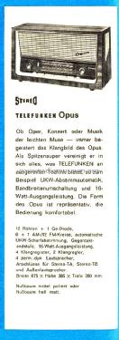 Opus 2114; Telefunken (ID = 2047044) Radio