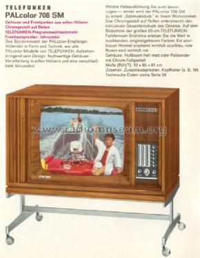 PALcolor 708SM Ch= 708; Telefunken (ID = 769740) Television