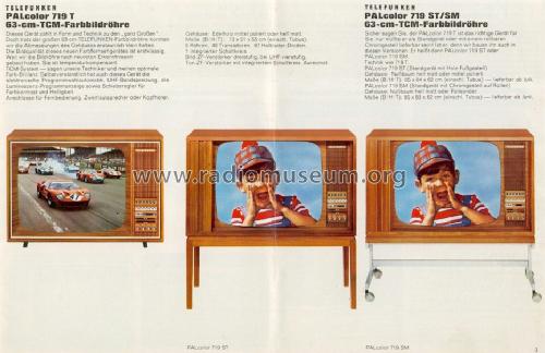 PALcolor 719T Ch= FS69-4709; Telefunken (ID = 765919) Television