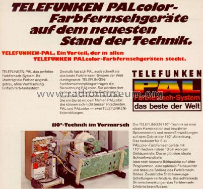 PALcolor 720T; Telefunken (ID = 980132) Television