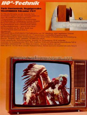 PALcolor 721T; Telefunken (ID = 980794) Television