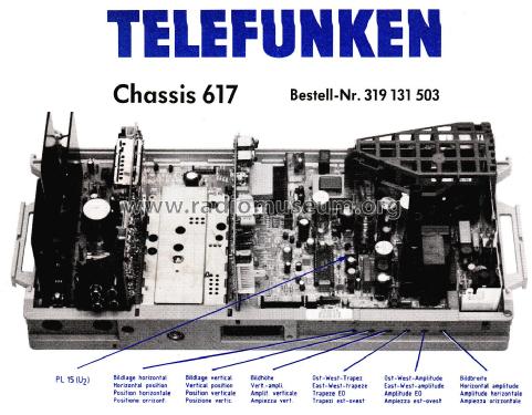 PALcolor SP28 Ch= 617; Telefunken (ID = 2832928) Television