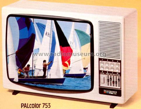 PALcolor Supersonic 753 Erz.Nr. 314948490 Ch= 711; Telefunken (ID = 2007169) Television