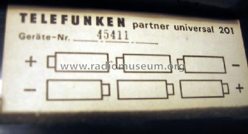 partner 201; Telefunken (ID = 830636) Radio