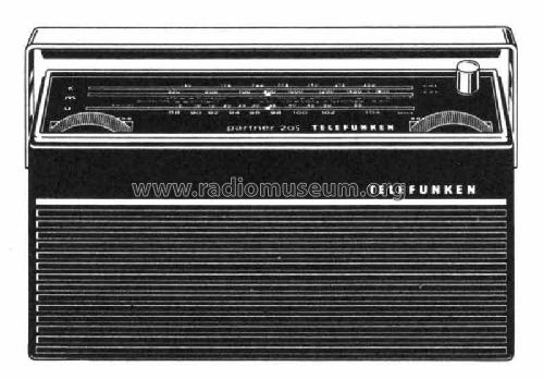 Partner 205; Telefunken (ID = 297169) Radio