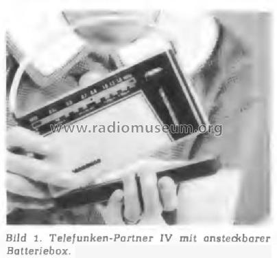 Partner IV 3271; Telefunken (ID = 3102075) Radio