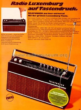 partner universal 201; Telefunken (ID = 2108260) Radio