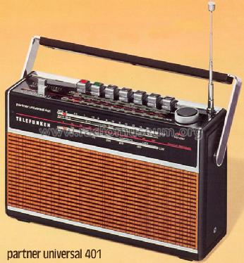 partner universal 401; Telefunken (ID = 757147) Radio