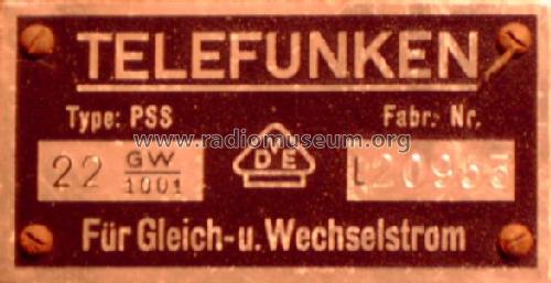 Plattenspielschrank PSS 22 GW/1001; Telefunken (ID = 949066) R-Player