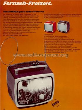 Porti 1200 electronic; Telefunken (ID = 980054) Television