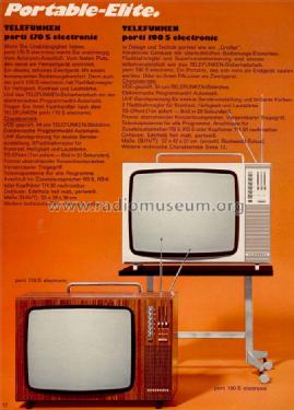 Porti 170S electronic; Telefunken (ID = 980085) Television