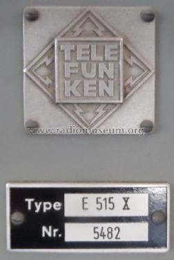 Presse-Empfänger E515X; Telefunken (ID = 1862920) Commercial Re