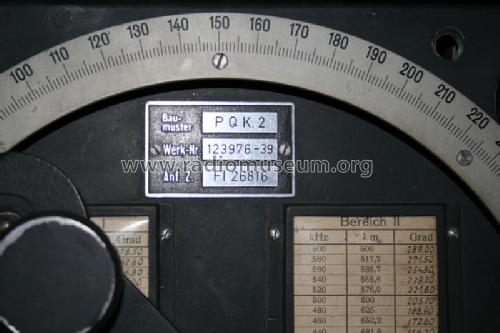 Prüf Quarz Kontrollgerät PQK.2 124-208A ; Telefunken (ID = 1570985) Ausrüstung