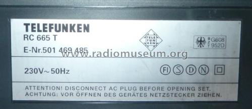 RC665T; Telefunken (ID = 2982796) Radio