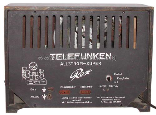 Rex ; Telefunken (ID = 721875) Radio