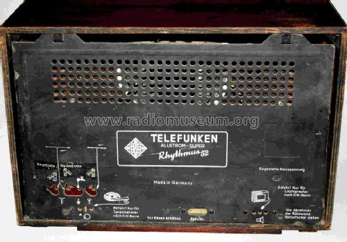 Rhythmus 52GW; Telefunken (ID = 504843) Radio