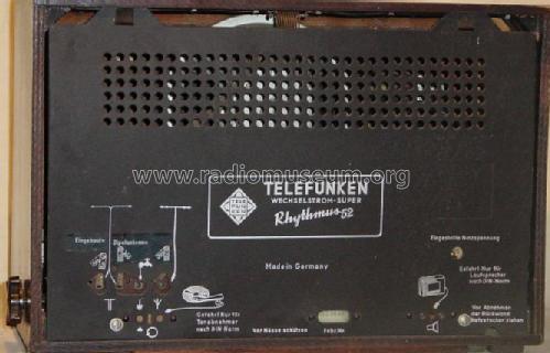 Rhythmus 52W; Telefunken (ID = 19824) Radio